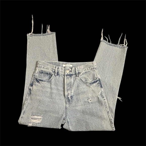 PacSun Light Blue Distressed Ankle Jeans - Picture 3 of 7